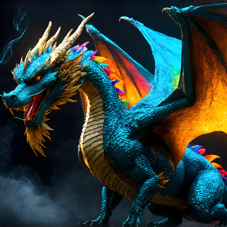 Dragon Pride – AI LGBTQ Fantasy Art