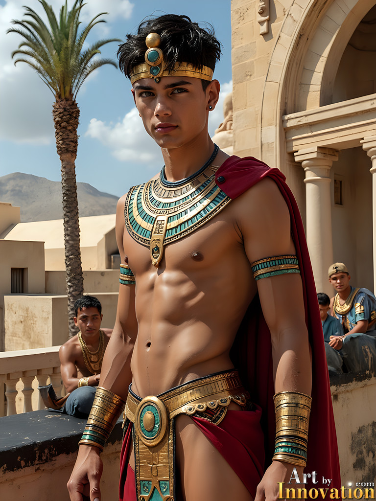 King Tutankhamun – AI History Art