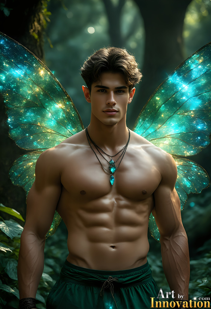 Male Fairies – AI Fantasy Art