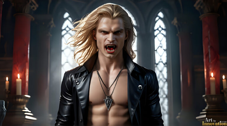 Vampire Lestat – AI Dark Fantasy Art